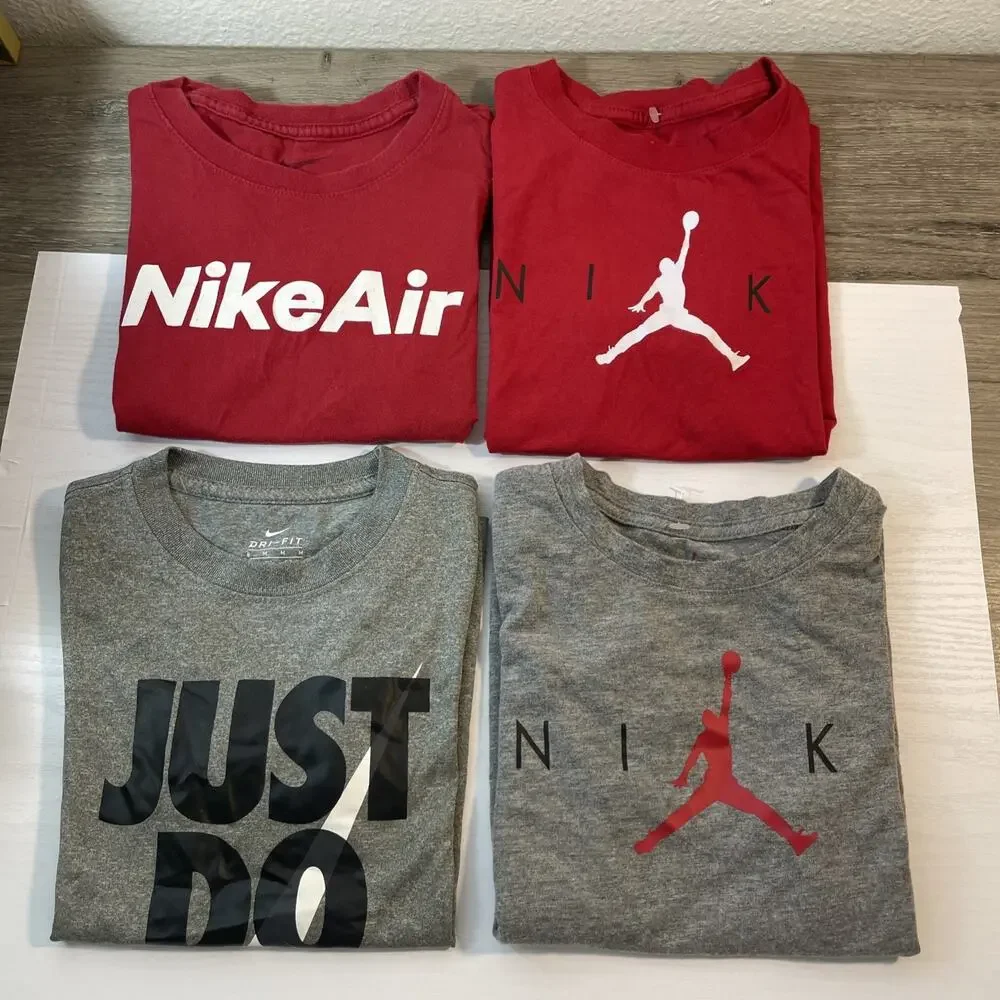 Lot of 11 Boys Graphic Tees Shirts Size 5 6 Nike Jordan True Religion Star Wars